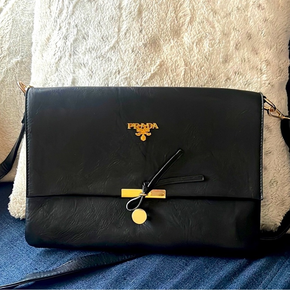 Bag medium with gold